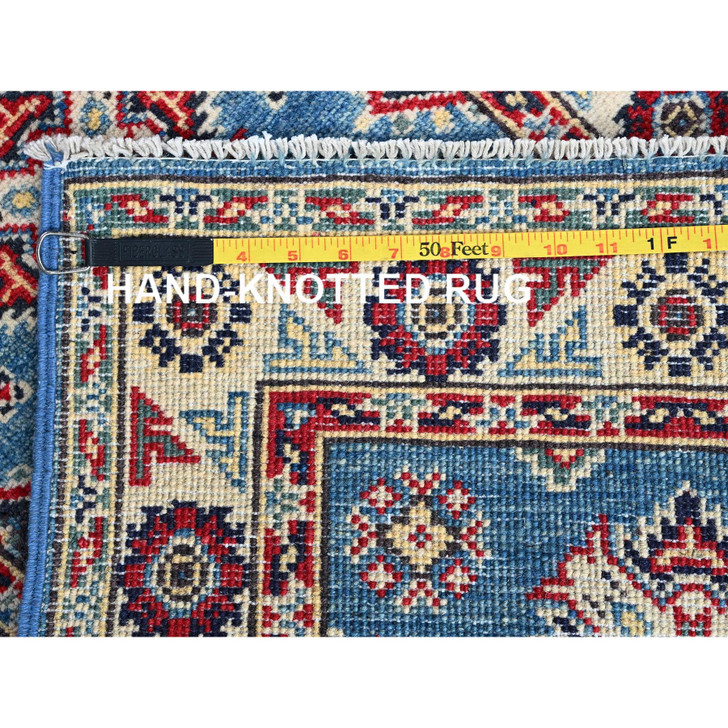 Kazak Wool Hand Knotted Rug Blue 2.0x2.11 -O0373