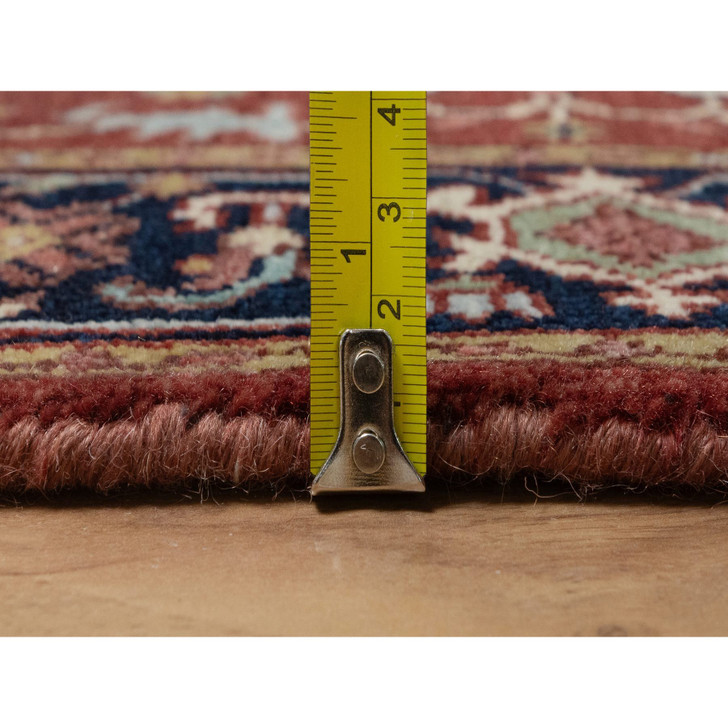 Heriz Wool Hand Knotted Rug Red 2.7x6.2 -O091369