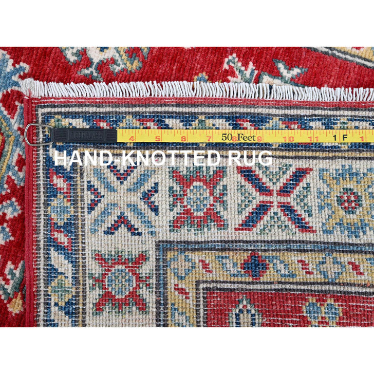 Kazak Wool Hand Knotted Rug Red 2.7x10.0 -O0481