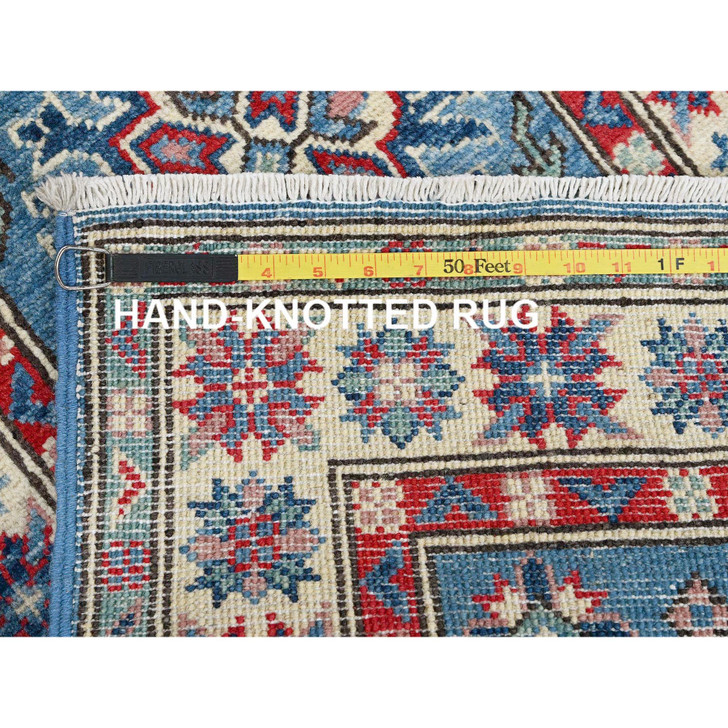 Kazak Wool Hand Knotted Rug Blue 2.0x5.10 -O0502