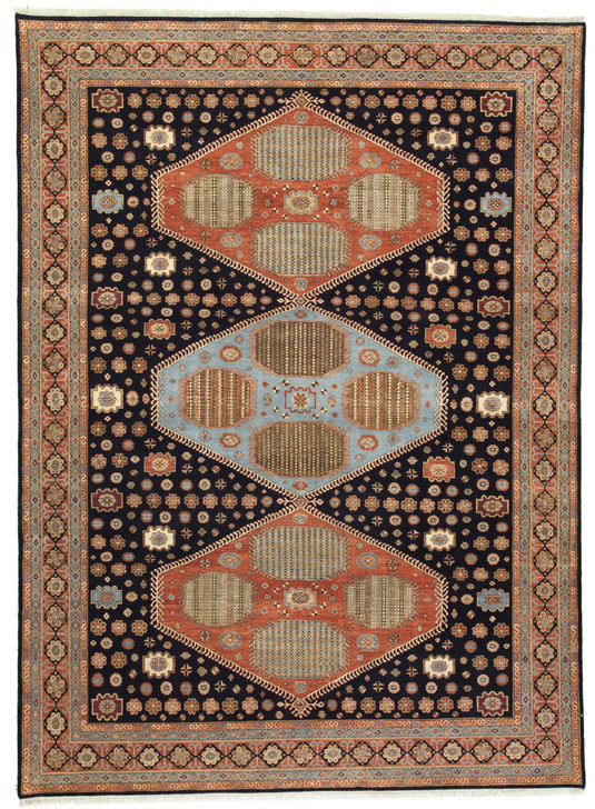 Kazak Design Handknotted Rug 9'00" X 12'05" -Art34693