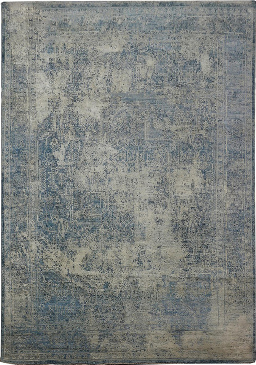 Indigo Collection W/Silk Handknotted Rug 9'10" X 13'11" -Art78165