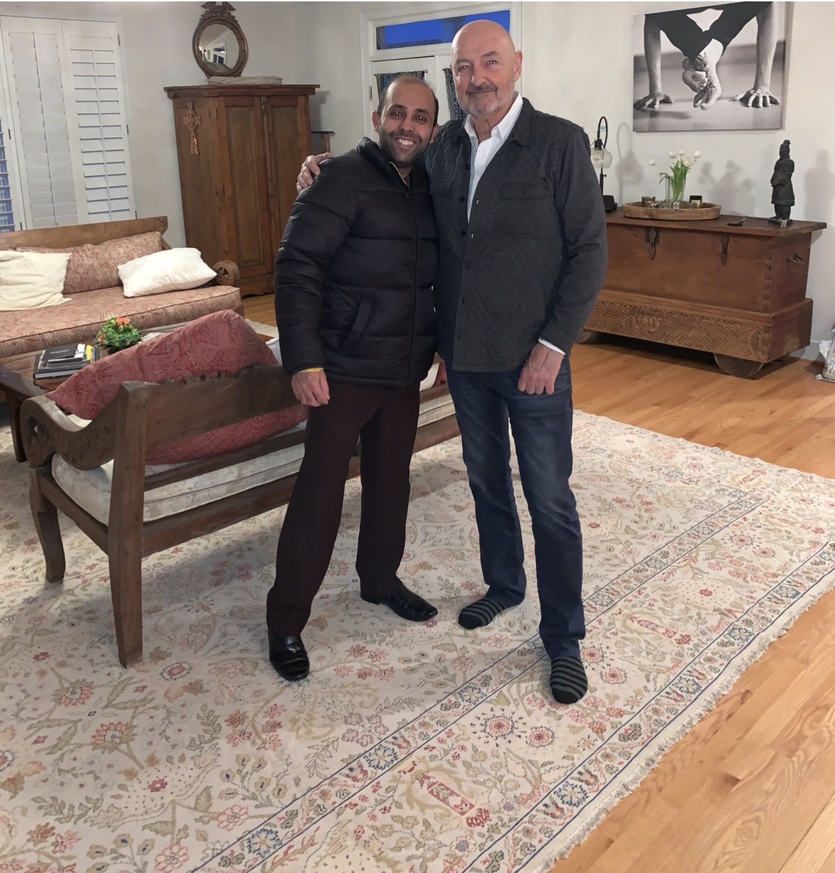 Adi Wahi with Terry O' Neal