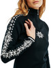 Dale of Norway Geilo Women's 1/4 Zip Sweater, Black/Off White, 82311-F_detail