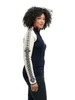 Dale of Norway - Geilo Women's 1/4 Zip Sweater: Navy/Off White/Raspberry, 82311-C00_right side
Photo credits: Dale of Norway
Merino wool sweater with raglan sleeves. A lightweight midlayer in comfortable ribbed knit