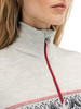 Dale of Norway - Moritz Women's Base Layer Sweater: Navy/White/Raspberry, 92681-C_zipper detail
Dale of Norway Moritz Women’s superfine merino wool base layer sweater in Navy, Off White and Raspberry with classic Norwegian ski pattern