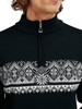 Dale of Norway Moritz Men's 1/4 Zip Sweater, Black/Off White/Dark Charcoal, 91391-K_detail