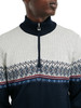 Dale of Norway Hovden Men's 1/4 Zip Sweater, Navy/Off White/Blue Shadow, 93441-C_detail