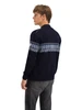 Dale of Norway Hovden Men's Cardigan, Navy/Off White/Blue Shadow, 83191-C_Model back
Photo Credits: Dale of Norway
Light weigh mid-layer cardigan with Olympic inspired Vail sweater design
