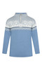 Dale of Norway Moritz Kid's 1/4 Zip Sweater - Blue Shadow/Grey/Off White, 9150-D_product