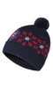 Dale of Norway Oberstdorf Kids Hat 4-8 - Navy/Atlantic Mel/Raspberry/Off White 48761-C 