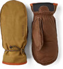 Hestra Wakayama Unisex Mitt, Cork and Brown (37021-710750)_front & back