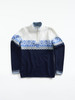 Dale of Norway Moritz Women's 1/4 Zip Sweater, Navy/White/Ultramarine, 91461-R_flat