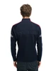 Dale of Norway Spirit Men's Cardigan, Navy/Off White/Raspberry, 83831-C00_Model Back
Photo Credits: Dale of Norway
Merino wool cardigan with full-length zipper and raglan sleeves. 