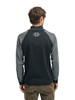 Dale of Norway - Geilo Men's 1/4 Zip Sweater: Dark Charcoal/Smoke, 95041-E_Model back
Photo credits: Dale of Norway
Lightweight mid layer with raglan sleeves in merino wool