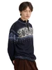 Dale of Norway Blyfjell Unisex 1/4 Zip Sweater, Navy/Blue Shadow/Off White, 95021-C00_Model right side
Photo: Dale of Norway
100% Norwegain wool mid layer sweater with medium high neck and t-sleeves.