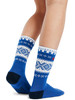 Dale of Norway - Cortina Crew Socks, Ultramarine/Off White, 50101-H_socks with ladies feet