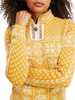 Dale of Norway Peace Women's Sweater, Mustard/Off White, 13312-O00_detail