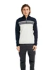 Dale of Norway Dalestolen Men's 1/4 Zip Sweater, Off White/Navy, 95611-A00_Model front
Photo credits: Dale of Norway
lightweight merino wool mid layer sweater with a high neck and historic Cortina pattern