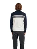 Dale of Norway Dalestolen Men's 1/4 Zip Sweater, Off White/Navy, 95611-A00_Model back
Photo credits: Dale of Norway
lightweight merino wool mid layer sweater with a high neck and historic Cortina pattern