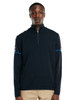 Dale of Norway Mount Blatind Men's 1/4 Zip Sweater, Navy/White/Ultramarine, 95111-C00_front a
