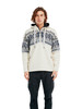Dale of Norway Vail Weatherproof Men's Windstopper Hoodie , Off White/Navy/Blue Shadow, 95251-A00_front b