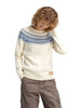 Dale of Norway - Vagsoy Women's Crewneck Sweater: Off White/Blue Shadow, 95381-A01_SIDE
photo credits: Dale of Norway
Mid-layer, medium-weight sweater for sport or everyday. Yolk knit look with raglan sleeves and round neck in skin-soft merino wool