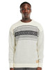 Dale of Norway Valloy Men's Crewneck Sweater, Off White/Black, 95271-A00_front a