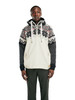 Dale of Norway Vegard Men's Windstopper Hoodie , Off White/Black/Red Rose, 95231-A00_front b