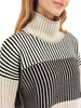 Dale of Norway - Skarstind Women's Sweater: Sand/Black/Off White, 95661-A00_textured pattern detail
Photo credits: Dale of Norway
A medium weight mid layer sweater with a loose fit and high neck. Textured knit pattern, with a natural tonal color palette.