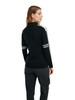 Dale of Norway Spirit Women's 1/4 Zip Sweater, Black/Off White/Smoke, 94761-F00_EC4