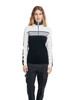 Dale of Norway Dystingen Women's 1/4 Zip Sweater, Black/Off White/Smoke, 95621-F01_EC2