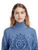 Dale of Norway Rosendal Women's Sweater, Blue Shadow/Indigo, 95801-D00_EC5