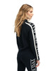 Dale of Norway - Sarstind 1879 Women's 1/4 Zip Sweater: Black/Off White, 95641-F00_Back and shoulder