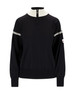 Dale of Norway - Sandvik Women's 1/4 Zip Sweater: Black/Off White, 96001-F00_product