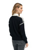 Dale of Norway - Sandvik Women's 1/4 Zip Sweater: Black/Off White, 96001-F00_back