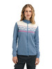 Dale of Norway - Liberg Women's Cardigan: Blue Shaddow/Off White/Allium, 85761-D00_Model front
