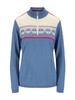 Dale of Norway - Liberg Women's 1/4 zip Sweater: Blue Shaddow/Off White/Allium, 95901-D00_product