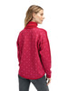 Dale of Norway - Firda Women's Sweater: Raspberry/Allium/Red Rose, 94541-I01_model back