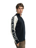 Dale of Norway - Skarstind 1879 Men's 1/4 Zip Sweater: Black/Off White, 95631-F00_Model side
Photo credits: Dale of Norway
light weight merino wool mid layer with raglan sleeves