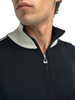 Dale of Norway - Sandvik Men's 1/4 Zip Sweater: Black/Off White, 95991-F00_detail