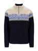 Dale of Norway - Moritz Men's 1/4 Zip Sweater: Navy/Sand/Marine, 91391-C01_product