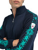 Dale of Norway - Geilo Men's 1/4 Zip Sweater: Marine/Peacock, 95041-C01_Sleeve Detail