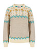 Dale of Norway - Vilja Women's Sweater: Sand Mel./Off White/Peacock, 95981-P00_product