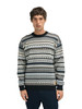 Dale of Norway - Utsira Men's Crewneck Sweater: Coffee/Metal/Mountainstone, 95971-R00_front