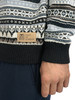 Dale of Norway - Utsira Men's Crewneck Sweater: Coffee/Metal/Mountainstone, 95971-R00_Logo detail