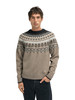 Dale of Norway - Sula Men's Sweater: Mountainstone/Coffee/Sand, 95951-P00_front