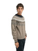 Dale of Norway - Sula Men's Sweater: Mountainstone/Coffee/Sand, 95951-P00_side