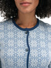 Dale of Norway - Othelie Women's Cardigan: Blue Shadow/Off White/Indigo, 85681-D00_alternate front detail