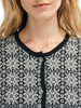 Dale of Norway - Othelie Women's Cardigan: Black/Off White, 85681-F00_Detail
